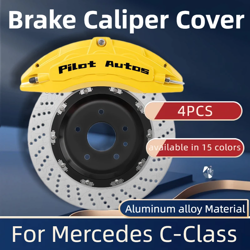 For Mercedes C Class Car Brake Caliper Cover For Mercedes W202 W203 W204 W205 C180 C200 C300 C200d C220d C300d C300e C300de