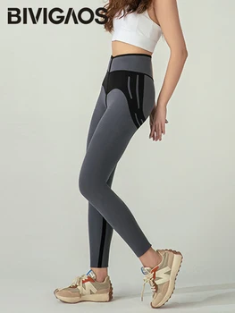 Biigiaos-女性用の厚いサメのレギンス,抗菌,シームレス,スポーツ,お尻のリフト,グレー,ウサギのフリース,暖かい,冬,秋