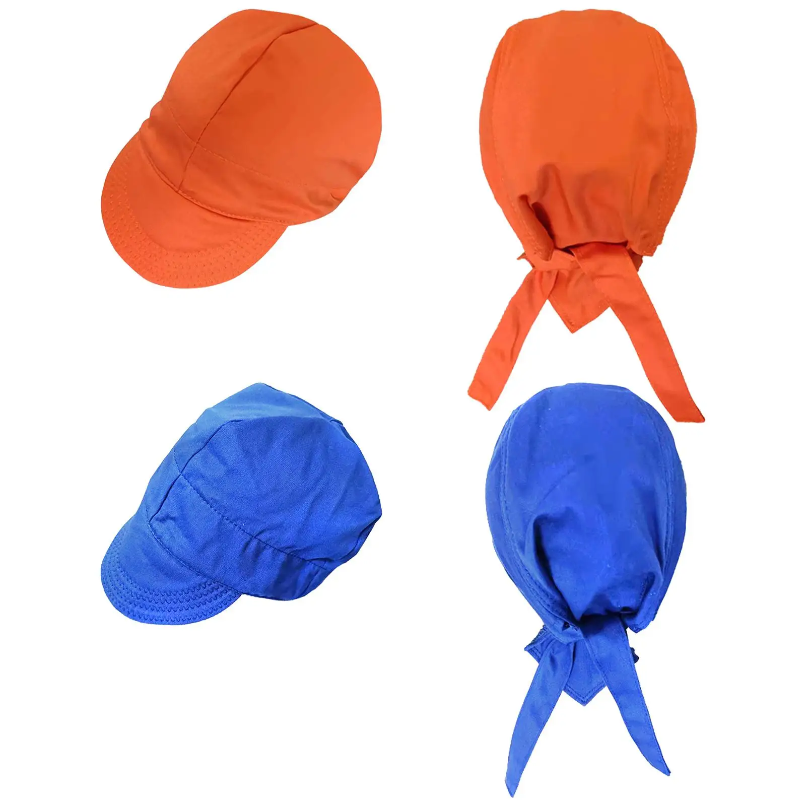 Welding Hat Welders Bandana Type Head Protective Anti Scalding Hat Hoods Flame Retardant Welding Caps