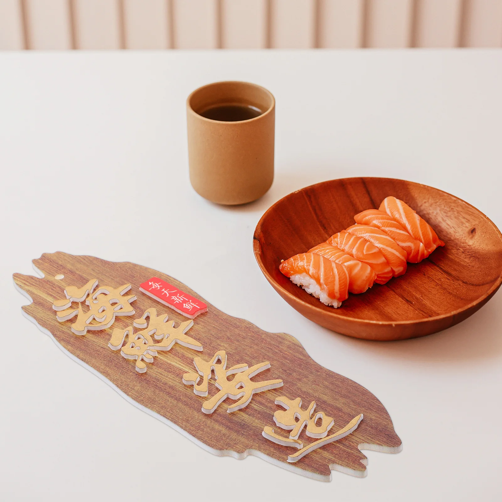 

Seafood Wall Hanging Acrylic Serving Decor Barbecue Plate Decoration Kitchen Food Serving Plate Decor for Restaurant