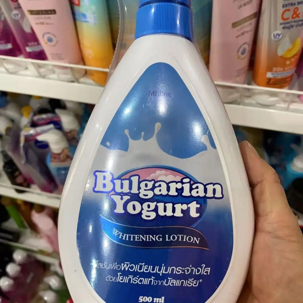 500ml Bulgarian Yogurt Whitening Thai Body Lotion 500ml Large Essential Stock Up Original Jam Yogurt Lotion Body Care