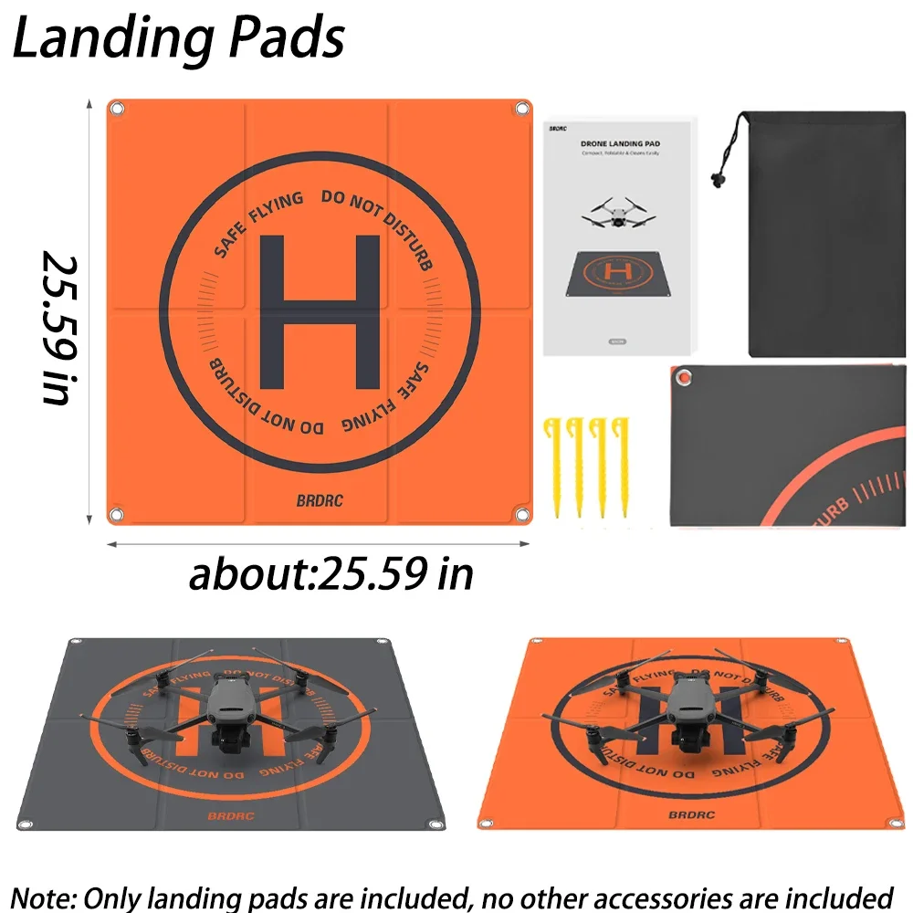 Faltbarer Landeplatz für DJI NEO/AVATA 2/Mini 3 Pro/Mini 2/Mini/Mavic 3 Pro/Air 2S 50CM Drohne Parkschürze Pad Zubehör