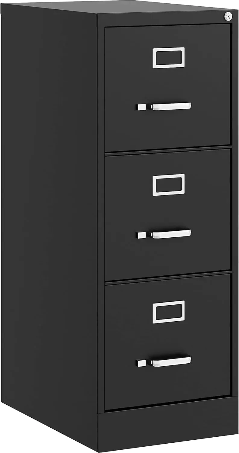 Lorell Fortress Commercial File Cabinet, Black