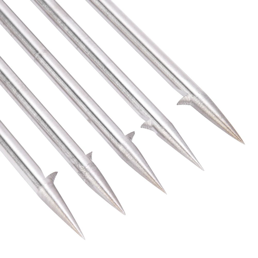 5 شوكات Harpoon Gig Gaff Hook Barb Fish Spear لصيد الأسماك في الهواء الطلق