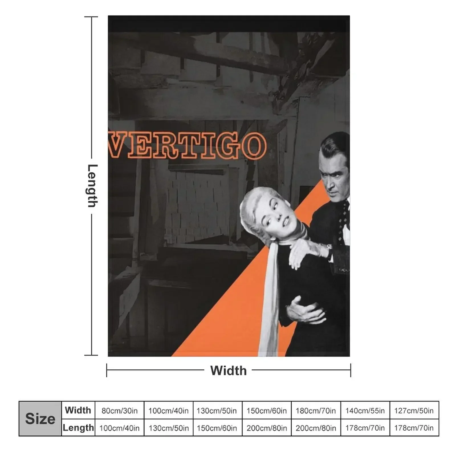 Vertigo - Alfred Hitchcock Throw Blanket for sofa For Sofa Thin For Decorative Sofa Blankets