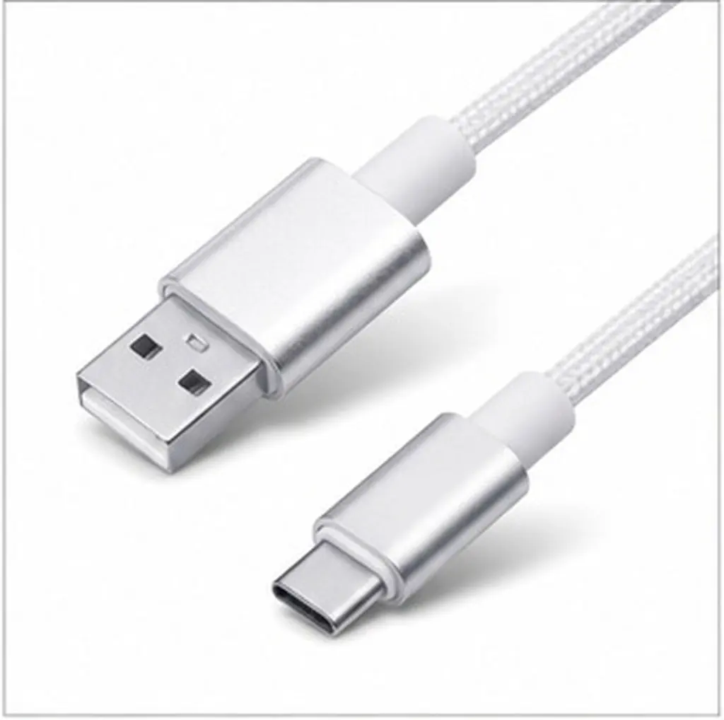 1M Premium Nylon Braided USB Type-C Charging Cable 3A Fast Charge 480Mbps Data Transfer Compatible with Macbook