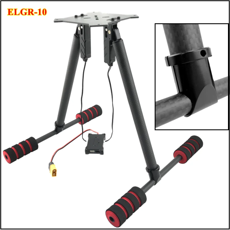 XAERO 16mm auf 10mm Aluminium Reduzier-T-Stück Dreifachverbinder für Drohnen-Landegestell – Detail 15