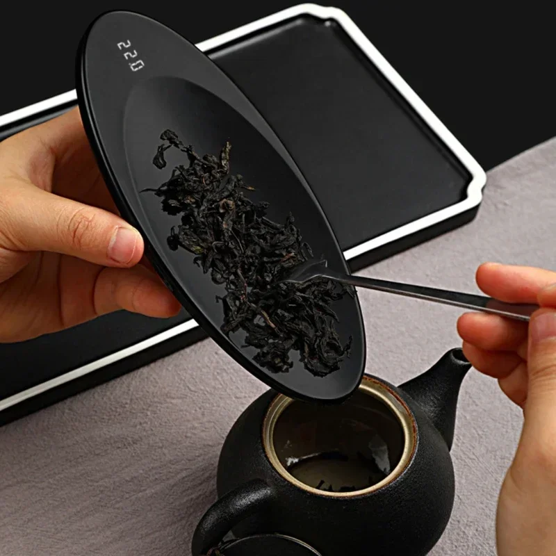 USB charging model Mini  Scale Tea Weighing Tool Portable Digital Scale Multifunction 200g / 0.1g Electronic Digital Teaspoon