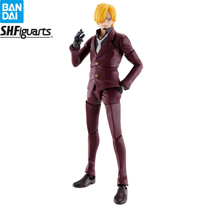 

Bandai S.H.Figuarts One Piece Sanji Invasion of Onigashima Action Figure SHF Anime Model Collectible Toys Gift For Boy