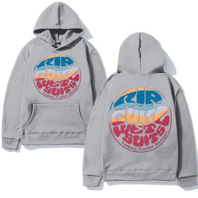 

Trend Rip Curl Autumn/Winter Hoodie Printed Men's Pullover Hoodie Long Sleeve Sweatshirt Top Pullover Oversized Y2K Streetwear