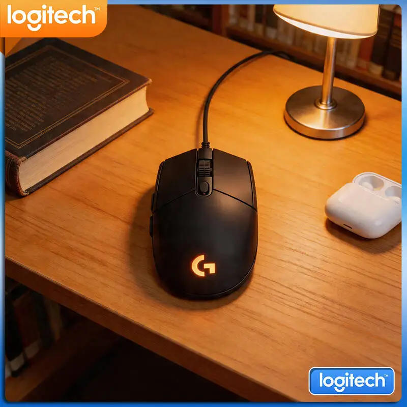 

Игровая мышь Logitech G102 с проводным подключением, 16,8 млн RGB-цветов, механические кнопки, эргономичная рукоятка для длительной игры