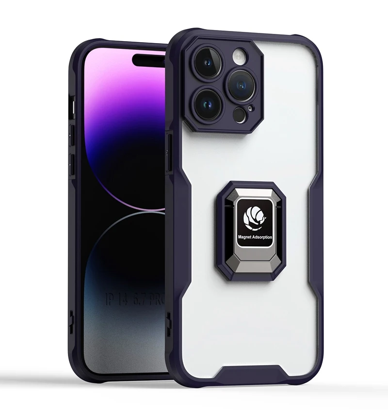 LANCASE Phone Cases For Iphone 14 PRO MAX 13 12 11 PRO Hard Case Cover For Iphone X XR XS MAX 7 8  Magnetic Car Ring Hard Case