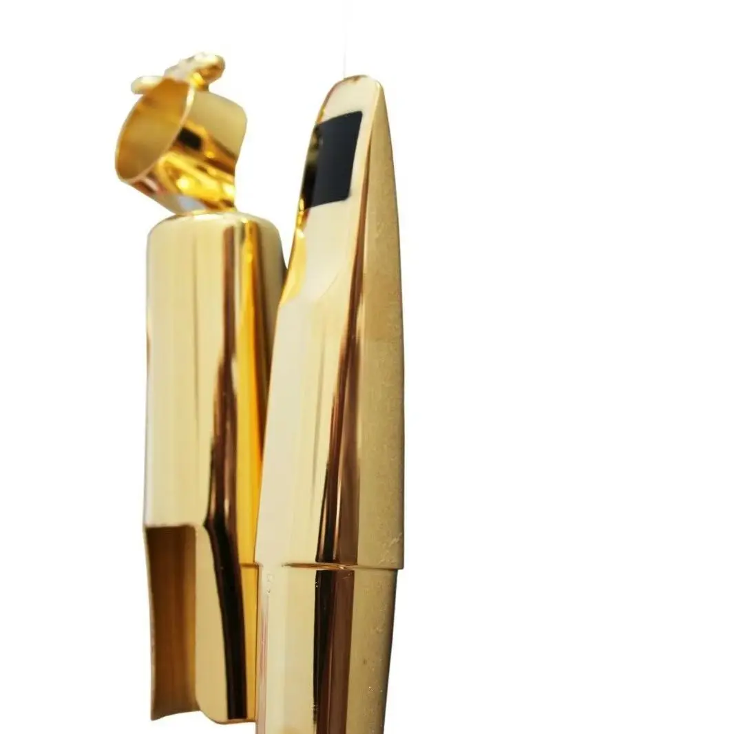 

Gold Plated Metal Tenor Saxophone Mouthpiece With Cap Ligature Saxophone Accessories