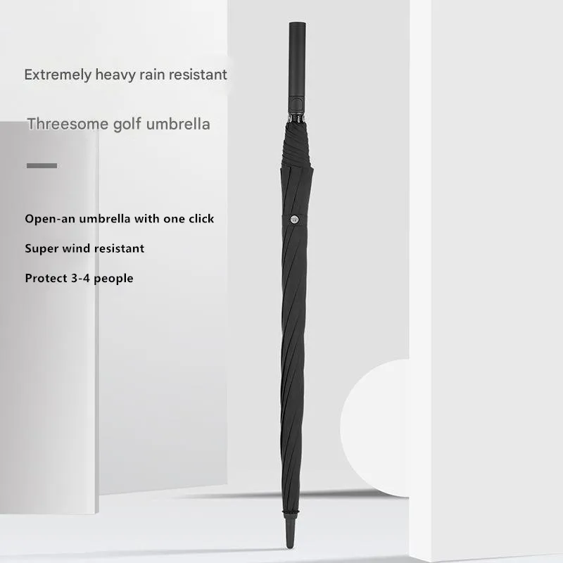 Automatic Umbrella Simple Design for Sunny and Rainy Days Extra-large Long Handle Straight Handle Windproof Automatic Umbrella