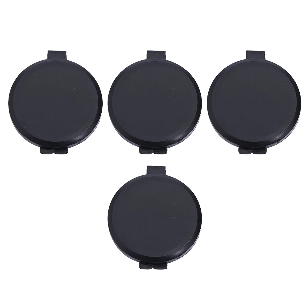 4Pcs Fingerprint Ink Pad Black Long-Lasting Compact Size for Identification Stamp Notary Supplies Document Security