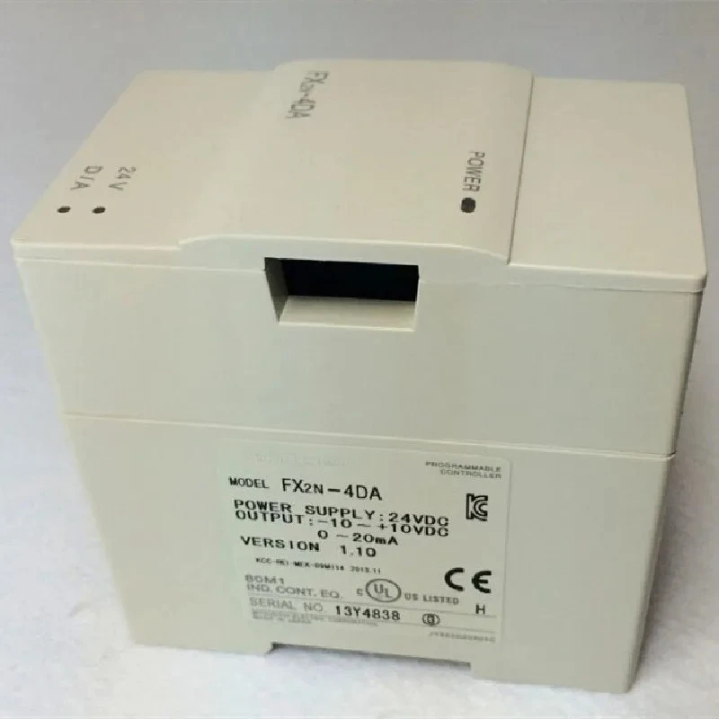 FX2N-2AD/2AD/4AD/4DA /4AD-TC/4AD-PT/8AD/1PG-E/3A/1PG/32NT-DP/232IF/32CCL الوحدة الأصلية المدخلات والمخرجات التناظرية