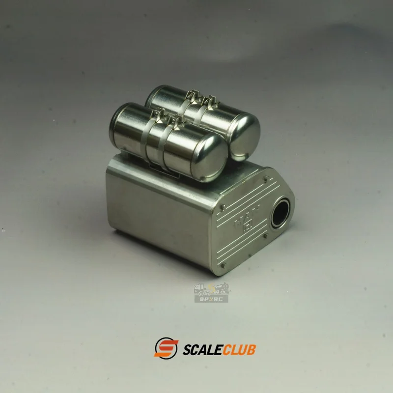 Scaleclub รุ่น 1/14 รถบรรทุกสําหรับ JX F2000 ไอเสียสําหรับ Tamiya Lesu Rc Trailer Tipper