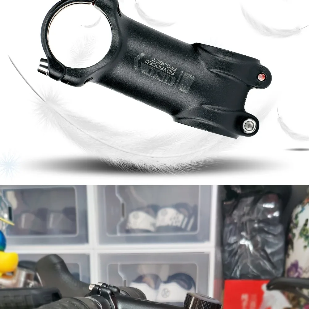 UNO Ultraleichter Fahrradvorbau 7050 Aluminiumlegierung 7/17 Grad MTB Mountain Road Fahrradvorbau 31,8 mm 60–130 mm MTB-Fahrradteile – Detail 3