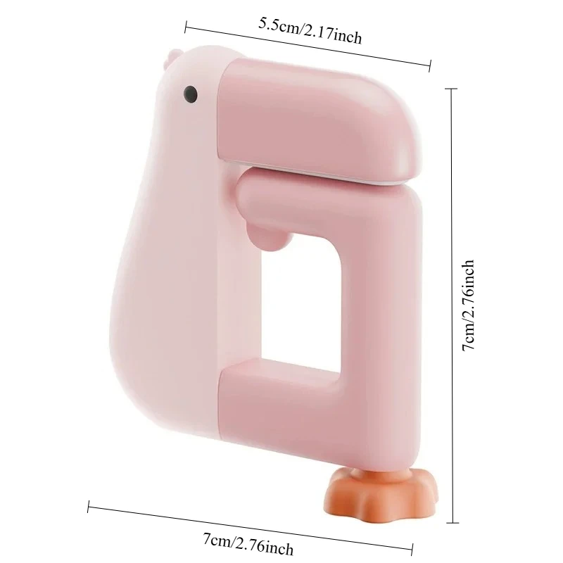 1Pc Duck Portable Hook Hanging Decor Table Wallet Bag Hook Wall Hanger Bracket Handbag Non Punching School Office Supplies