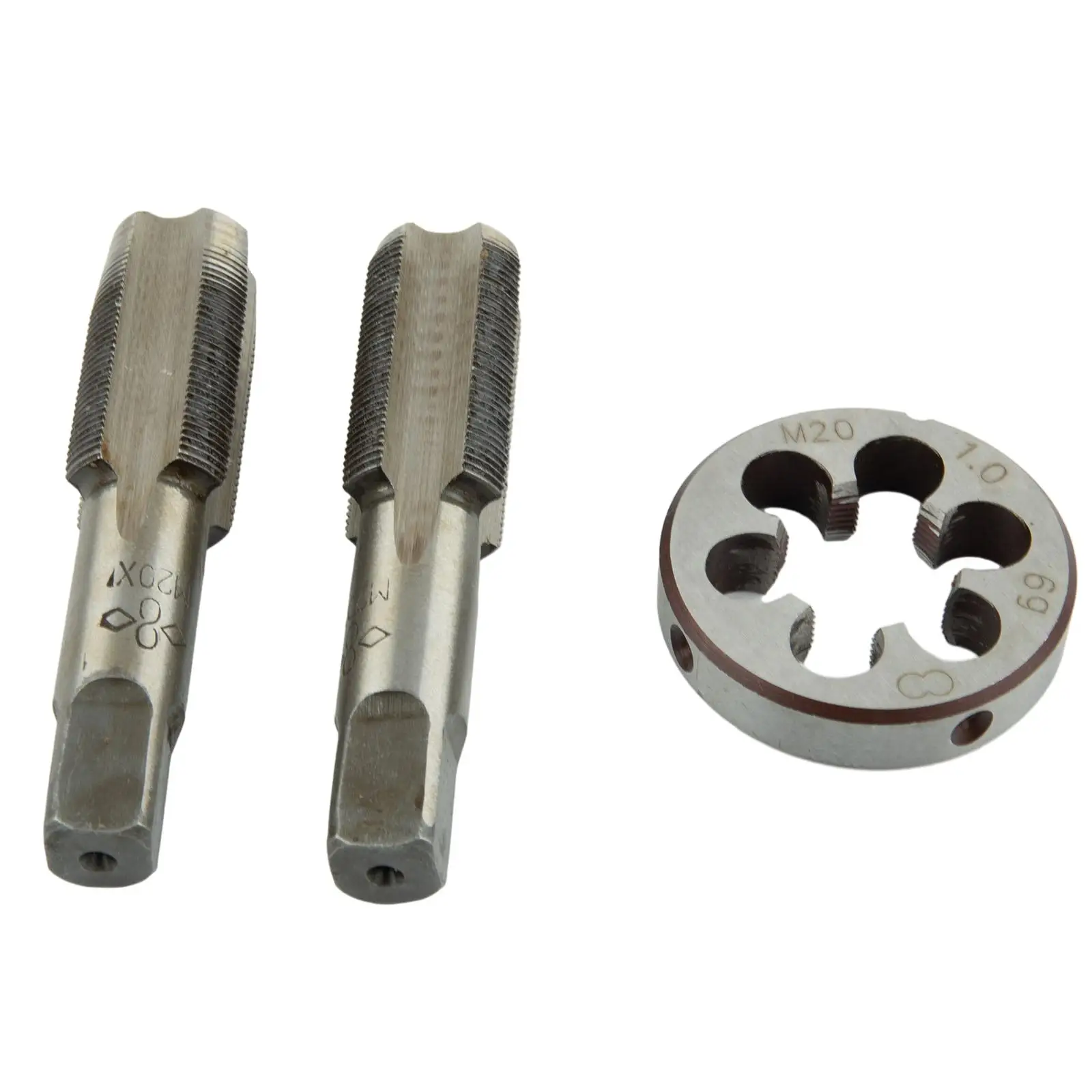 High Quality HSS for taps Die M20x1mm Taper Kits Parts for tap Right Hand 45mmx10mm 82mm Length HSS Metric Thread High
