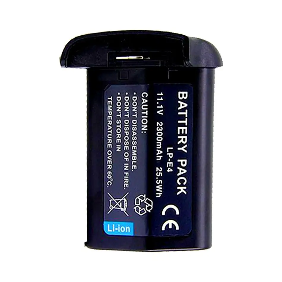 LP-E4 Camera Battery For Canon EOS-1Ds Mark III IV 1DX 1Ds3 1D3 1D4 Mark IV, EOS 1D C EOS 1D X 2300mAh High Quality