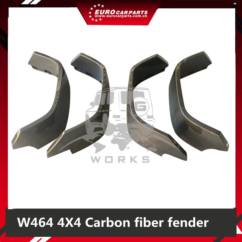 

New G class W464 W463A 4x4 dry carbon fiber fender for G wagon W463A G500 G550 G350d to 4x4 car body kit wide over fenders