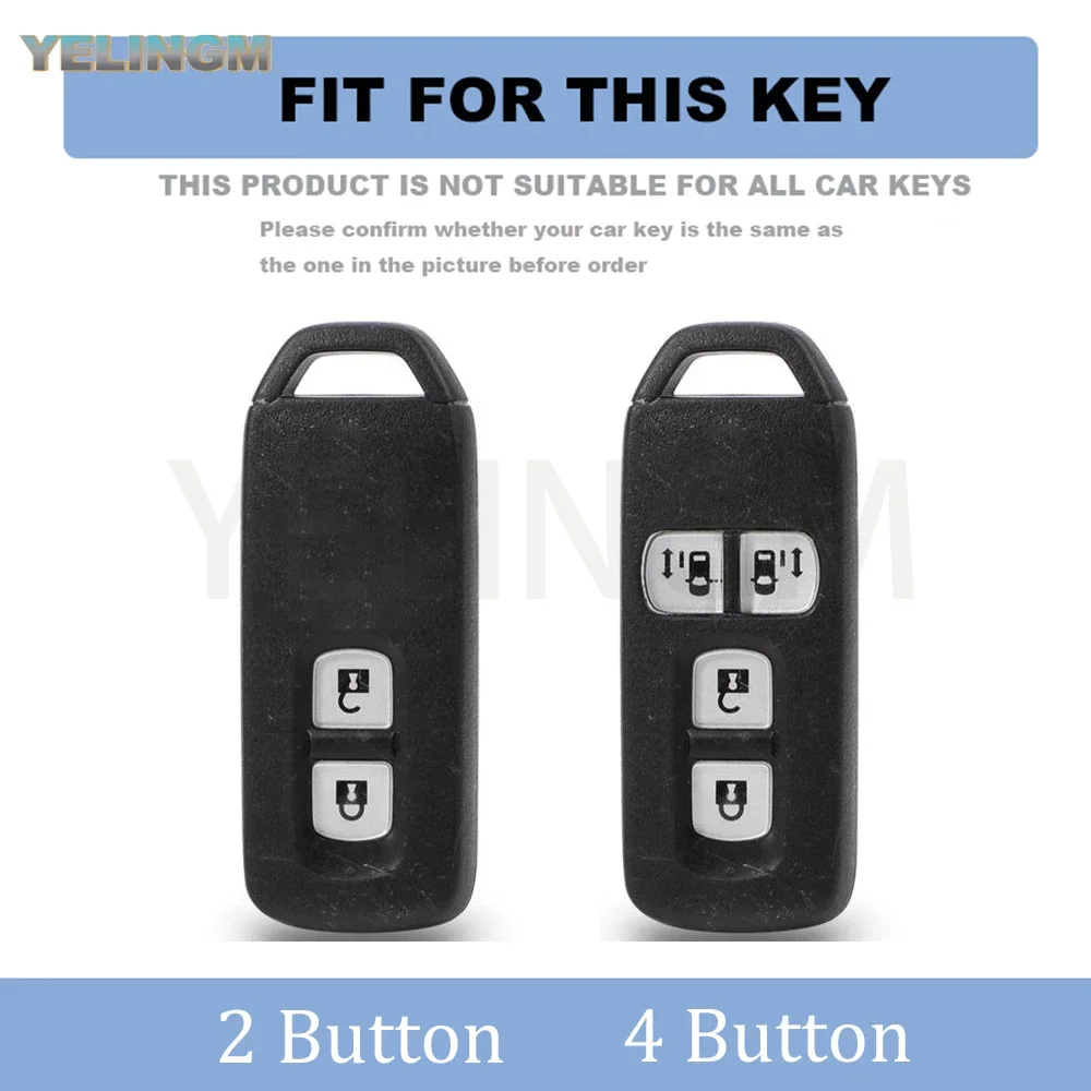 2/4 Buttons Shell Fob Holder Protector Soft TPU Key Case Cover For Honda N-BOX N-ONE N-WGN N-VAN Custom Wgn Custom