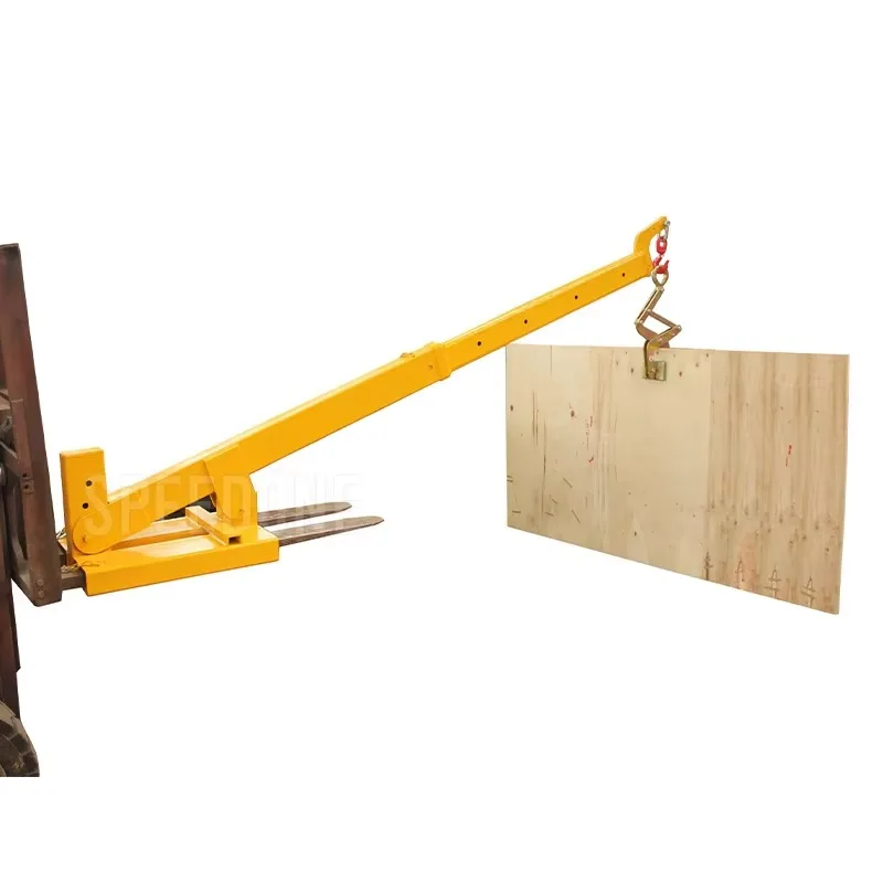 

High-Performance Telescoping Forklift Jib Boom Attachments for Lifting and Loading - Durable Forklift Crane Accessories