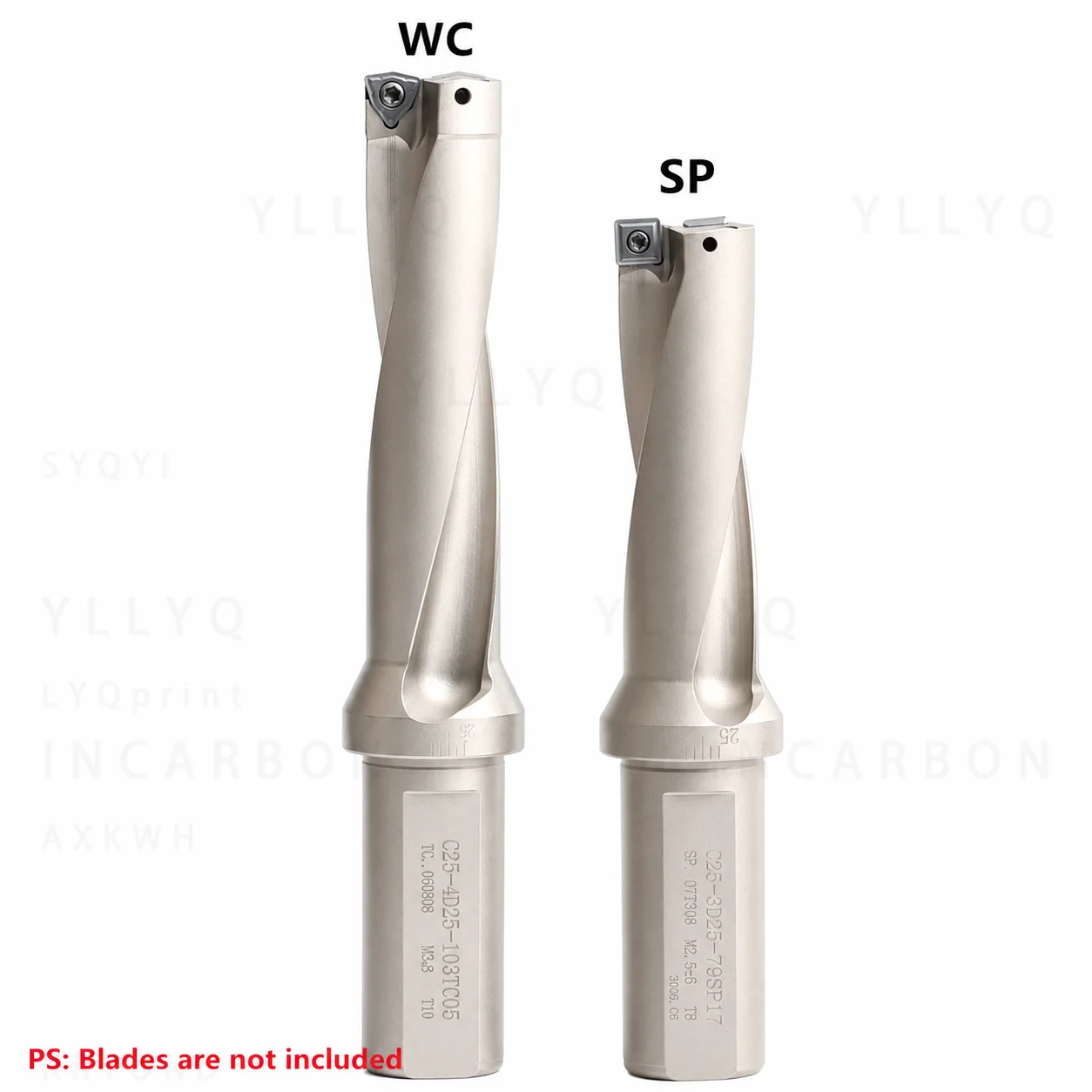 1PC C20 3D U Drill Bit 15mm 15.5mm 16mm 16.5mm 17mm Indexable Drill for SPMG WCMX Carbide Inserts CNC Lathe Milling Tool