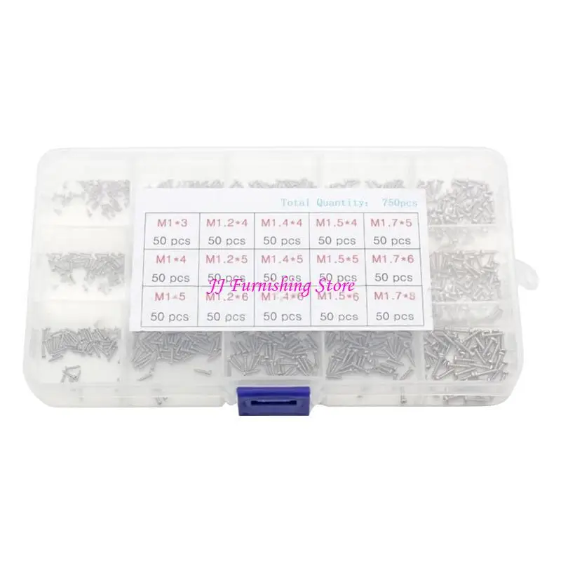 A9LB из нержавеющей стали мини -винты 750 пнкс самодирапающие винты Компактные микро -винты