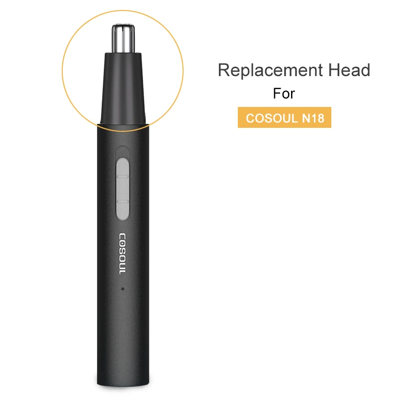 3 قطع الأنف الشعر المتقلب استبدال رئيس ل COSOUL N18 الأنف المتقلب شفرة القاطع