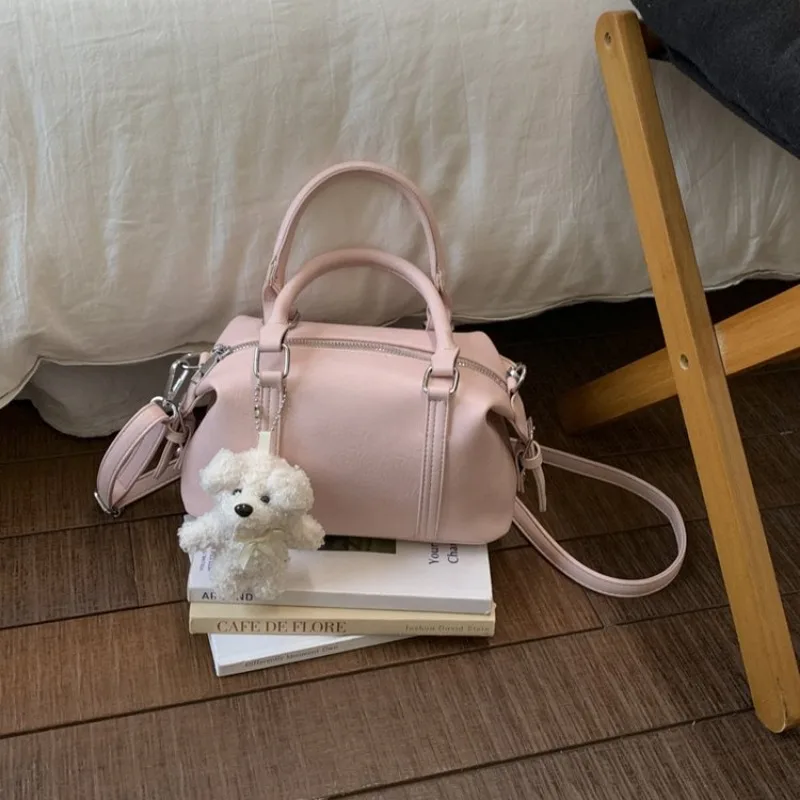 

Универсальная кожаная женская сумка в стиле ретро, модная повседневная сумка-тоут премиум-класса в парижском стиле, практичная сумка через плечо/мессенджер