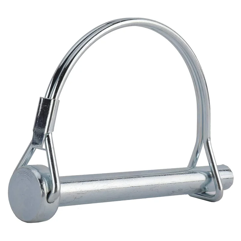 

M12K-30Pcs Wire Lock Pin, 5/16 Inch Shaft Locking Pin Hitch Pin With Round Arch Wire Retainer For Farm Trailers Lawn Garden