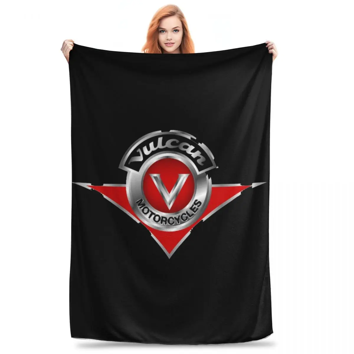 Vulcan Motorcycle Modren Blanket Flannel Breathable Sofa Throw Blankets For Home Bedroom Office Throws Bedspread Quilt