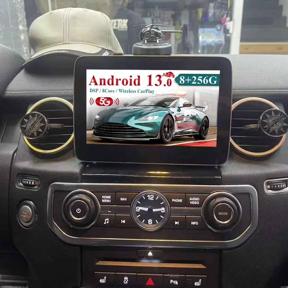 8.4 inch Auto CarPlay Android 13.0 For Land Rover Discovery 4 Car Multimedia Player GPS Navigation touch screen stereo head Unit