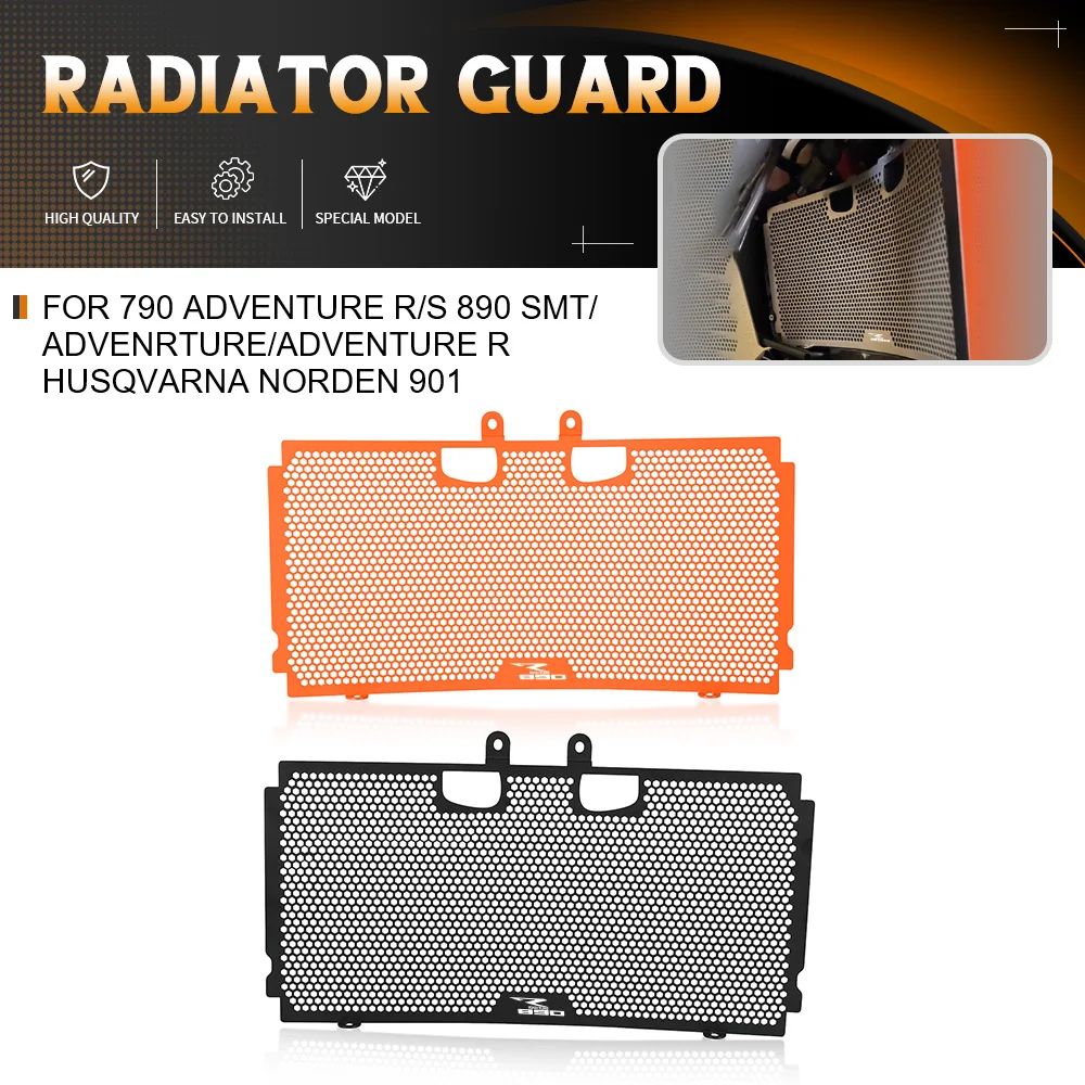 

For 790 Adventure R/S 890 SMT/Advenrture/Adventure R Husqvarna Norden 901 Motorcycle CNC Radiator Grille Guard Cover Protection