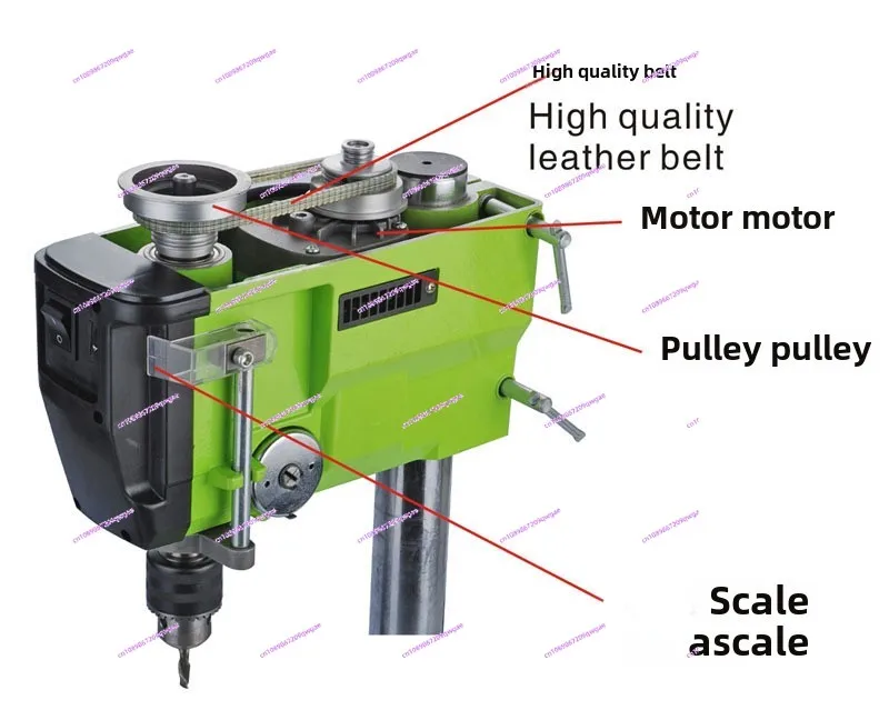 BG-5168E 680W Drill Machine Mini bench drill can drill DIY wood and metal by hand