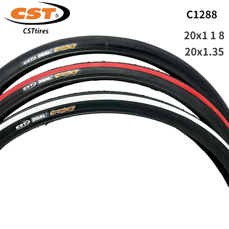 C1288 37-406 20x1.35 WIRE BICYCLE TIRE For Rims 20Inch406 BMX Tires 60TPI Anti-slip, Wear-resistant, Low resistance