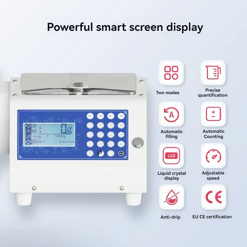 Food Grade 12V/220V Automatic and Manual Weighing Paste Honey Filling Machine Peristaltic Pump Viscous Outdoor or Indoor Use