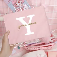 Sacs à cosmétiques de demoiselle d'honneur avec nom personnalisé, trousse de maquillage pour filles, pochette de toilette de voyage, cadeaux d'anniversaire de mariage pour elle 28