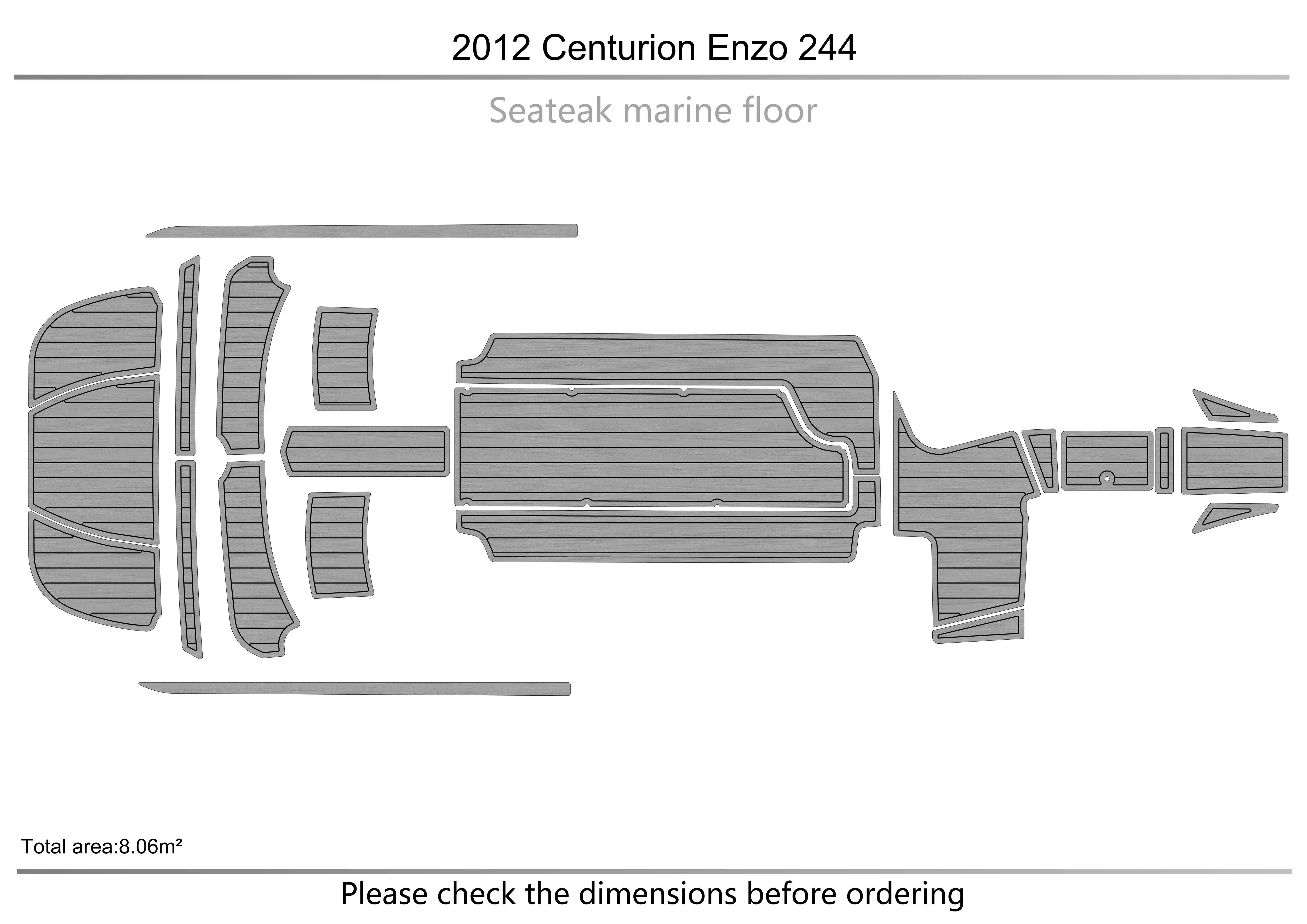 2012 Centurion - Enzo 244 Cockpit  swimming platform 1/4