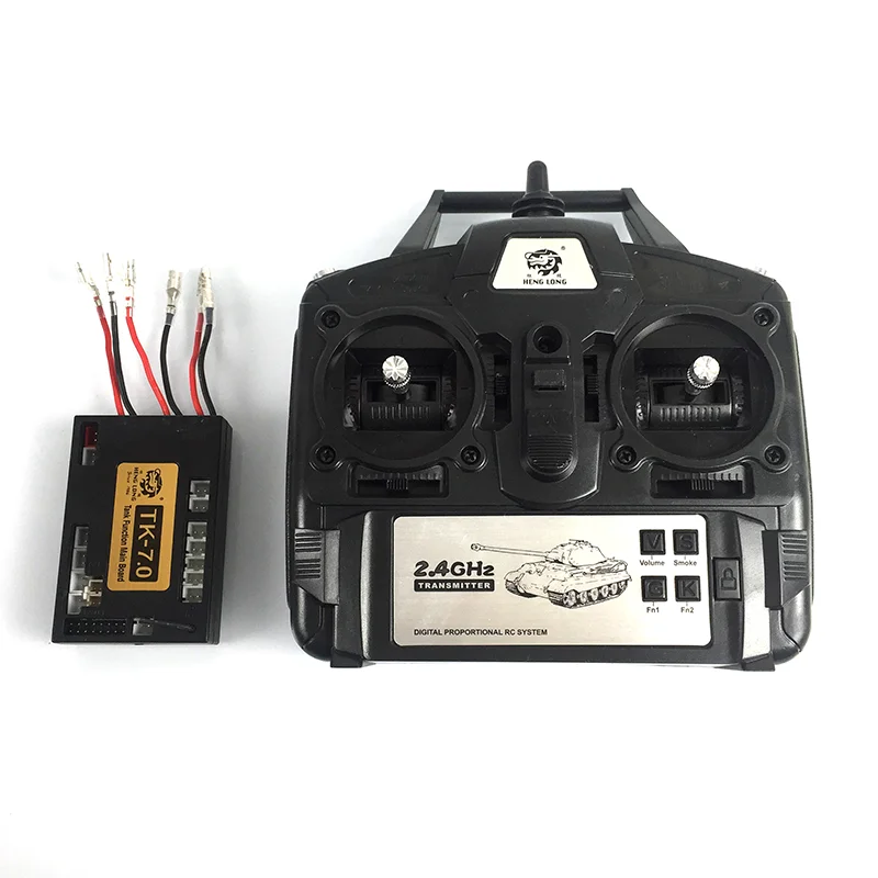 

1/16 HENG LONG RC Tank 2.4Ghz 7.0 Generation Transmitter Main Board Receiver T90 Tiger I Engine Sound 3938 3818 Army Toys DIY