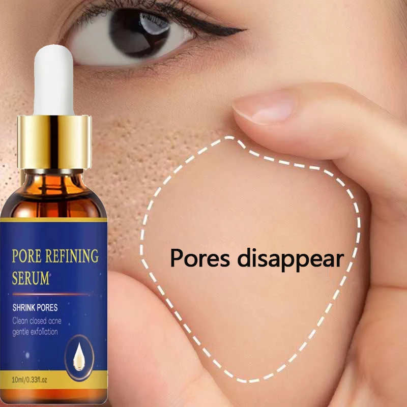 Retinol Pore Shrink Face Serum Hyaluronic Acid Moisturizing Lifting Facial Serum Skin Care Products Beauty