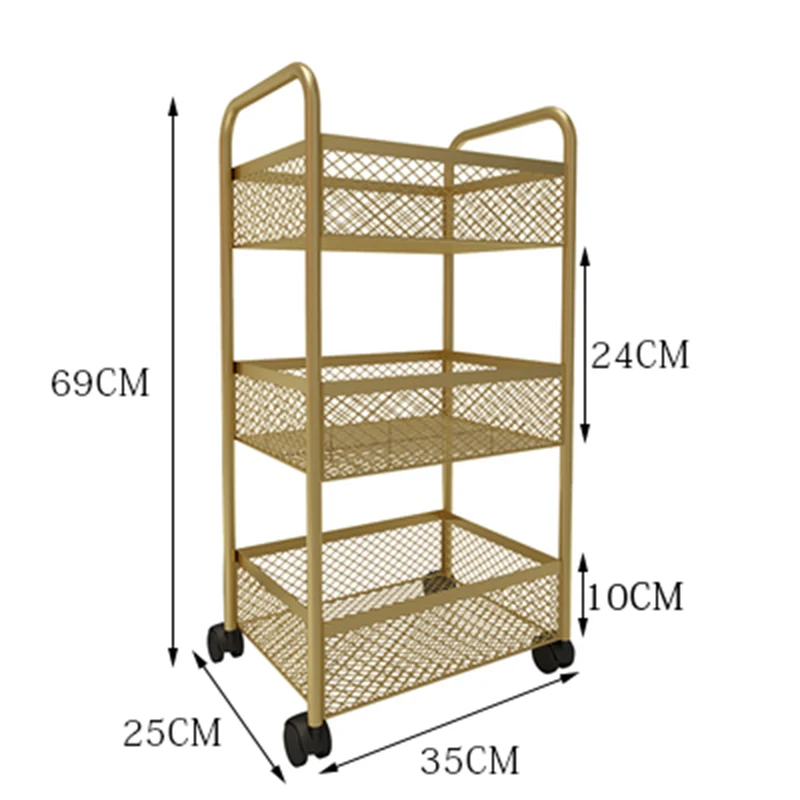 Troli bulu mata emas peralatan Salon kecantikan Trolly roda mobil tambahan perabotan gigi profesional Muebles Belleza pedikur