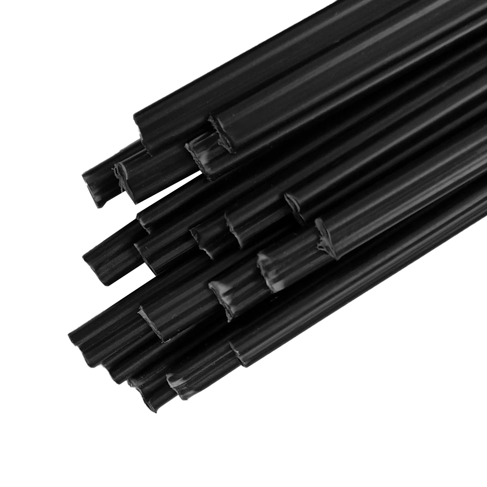 PP Welding Rod 2.5mm X 5mm X 1000mm 40pcs Hot Air Welding Rods Welding Tool Bumper PP Plastic Welding Rod Welding Best