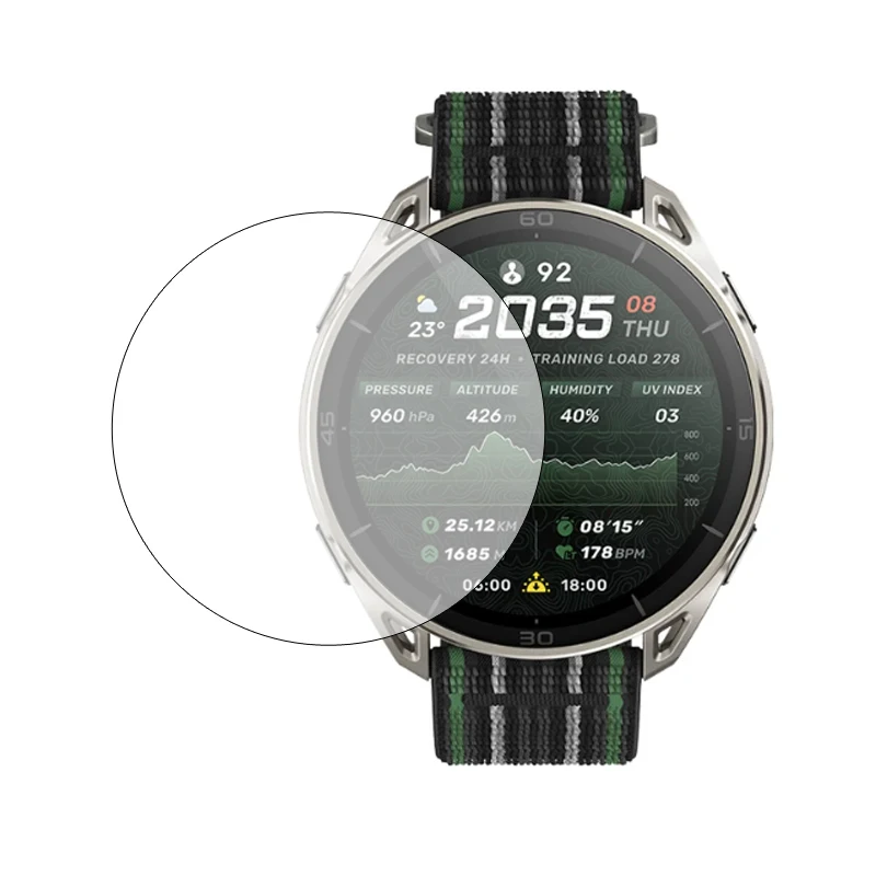 Hard Tempered Glass Protective Film Guard For Amazfit Cheetah 2 Ultra Screen Protector Cover Smart Watch Protection Accessories