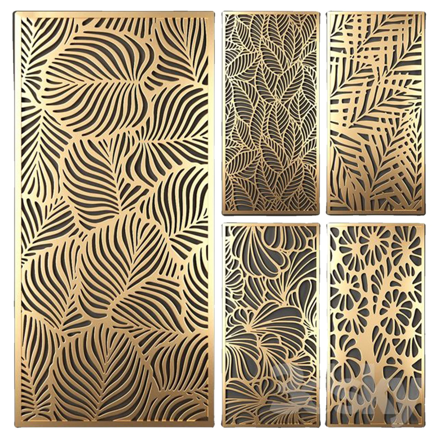 Cutting Partition Metal Screen Restaurant Wall Panel Aluminum Screen Home Screen