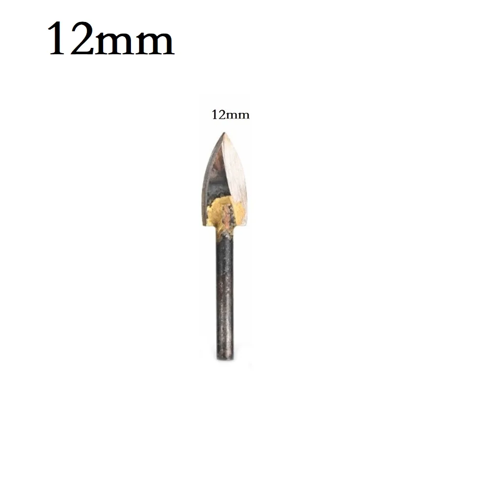 8-20mm HSS Brazed ukiran Cutter 6mm Shank penggilingan pemotong untuk ukiran kayu ukiran kayu pemotong Peralatan bengkel peralatan listrik