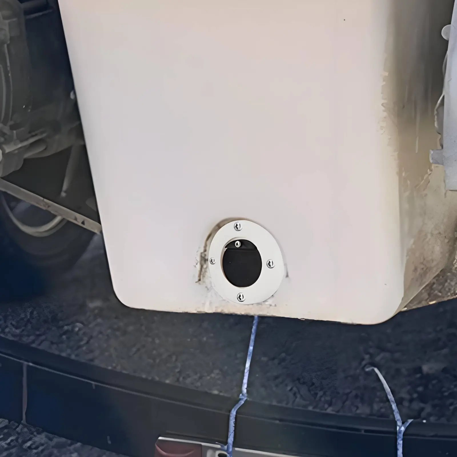 Boat Drain Scupper Mechanism Prevents Backflow Yacht Sewage Outlet Boat Scupper Drain Easy Installation for RV