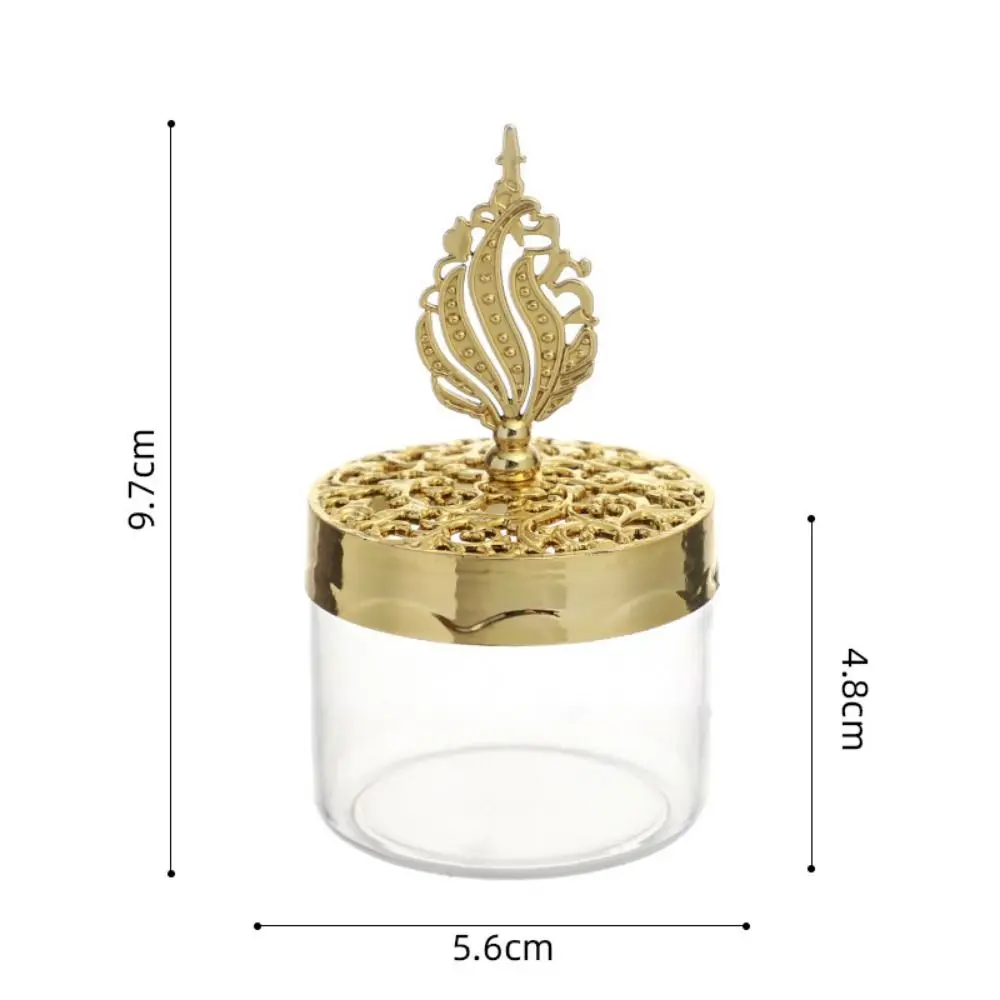 Portable Gold-plated Gold Hollow Box Handheld European Style Candy Container Box Delicate Packaging Gift Box Gift Box
